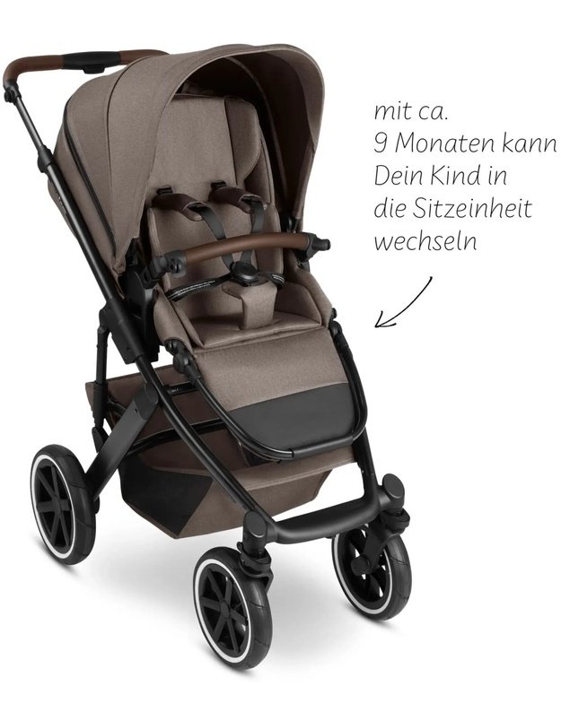 ABC Design Salsa 5 Air 2in1 vežimėlis Nature, rudas