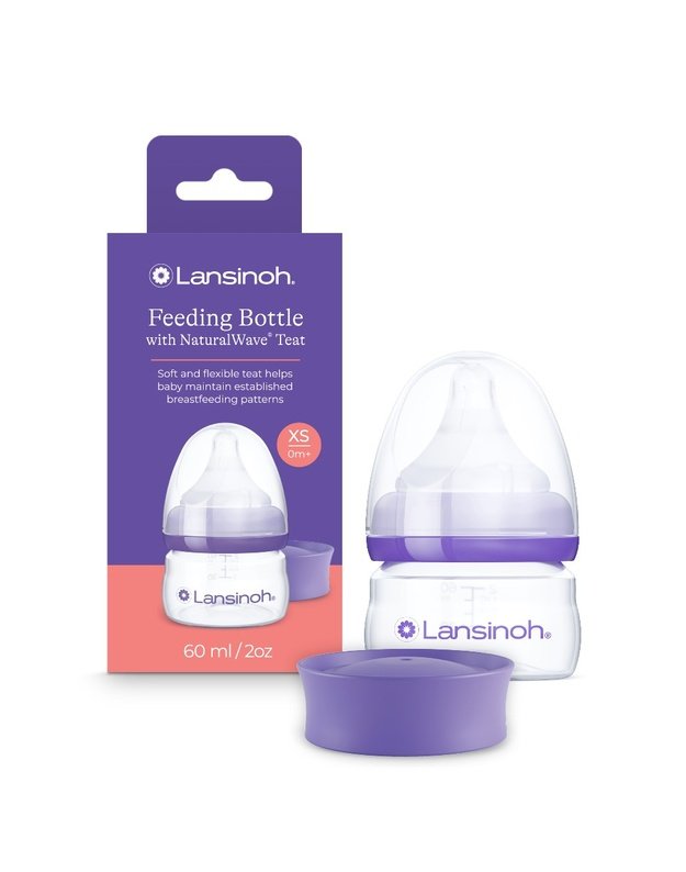 Lansinoh maitinimo buteliukas su žinduku, 60 ml