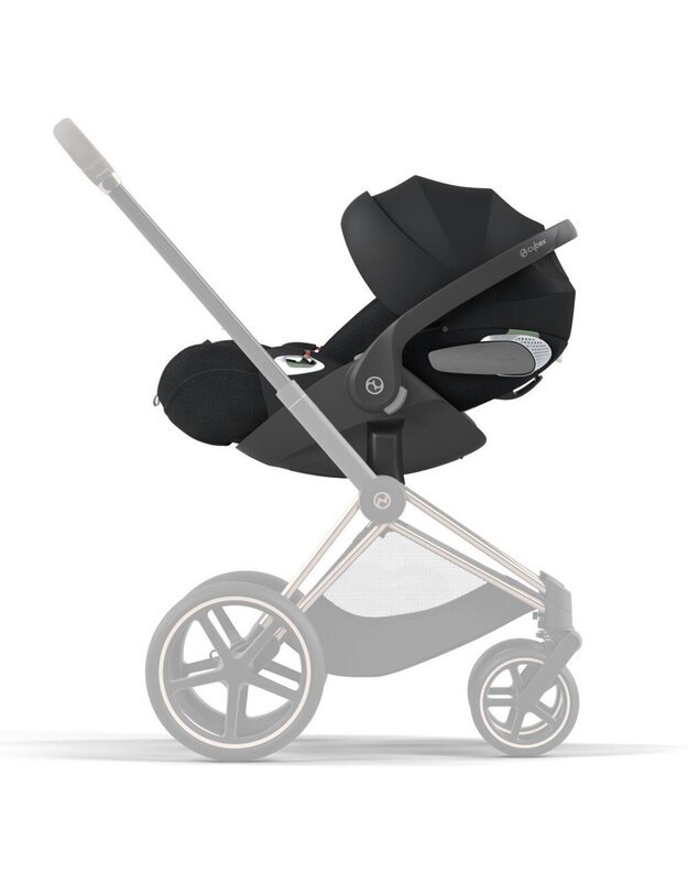 Autokėdutė Cybex Cloud T i-Size 45-87cm, PLUS Sepia Black, juoda