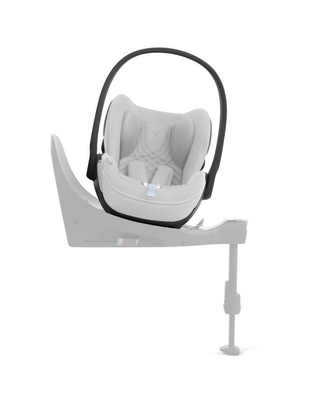 Autokėdutė Cybex Cloud T i-Size 45-87cm, PLUS Platinum White, balta