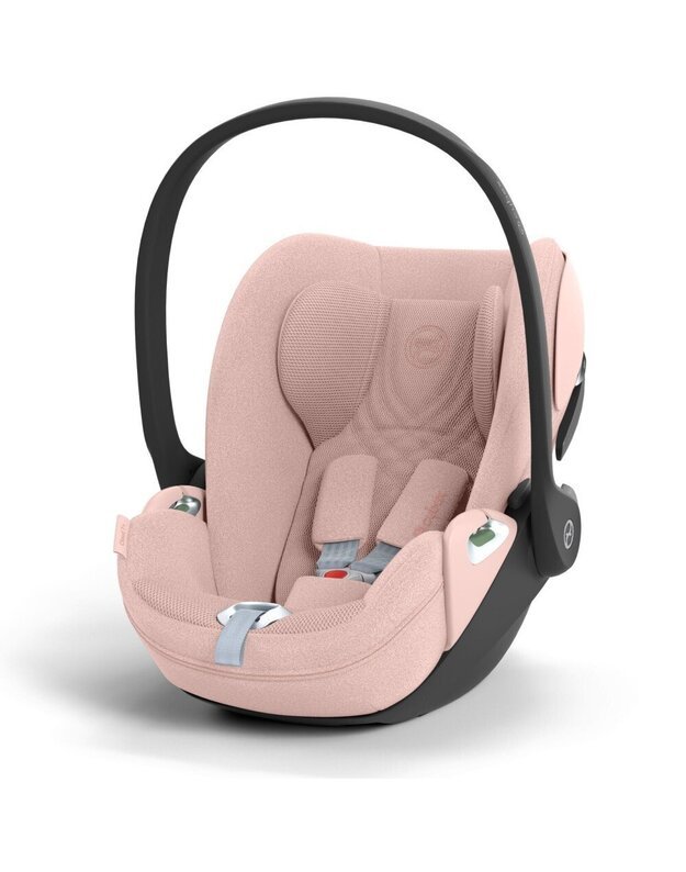 Vežimėlio CYBEX PRIAM V4 Peach Pink komplektas 3in1, rožinis