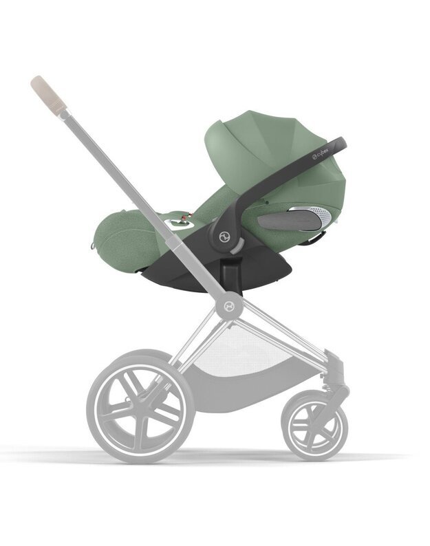 Vežimėlio CYBEX PRIAM V4 Leaf Green komplektas 3in1, žalias