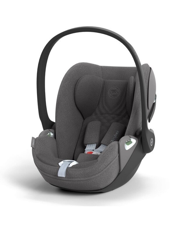 Vežimėlio CYBEX PRIAM V4 Mirage Grey komplektas 3in1, pilkas