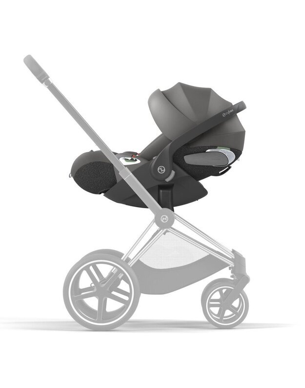 Vežimėlio CYBEX PRIAM V4 Mirage Grey komplektas 3in1, pilkas