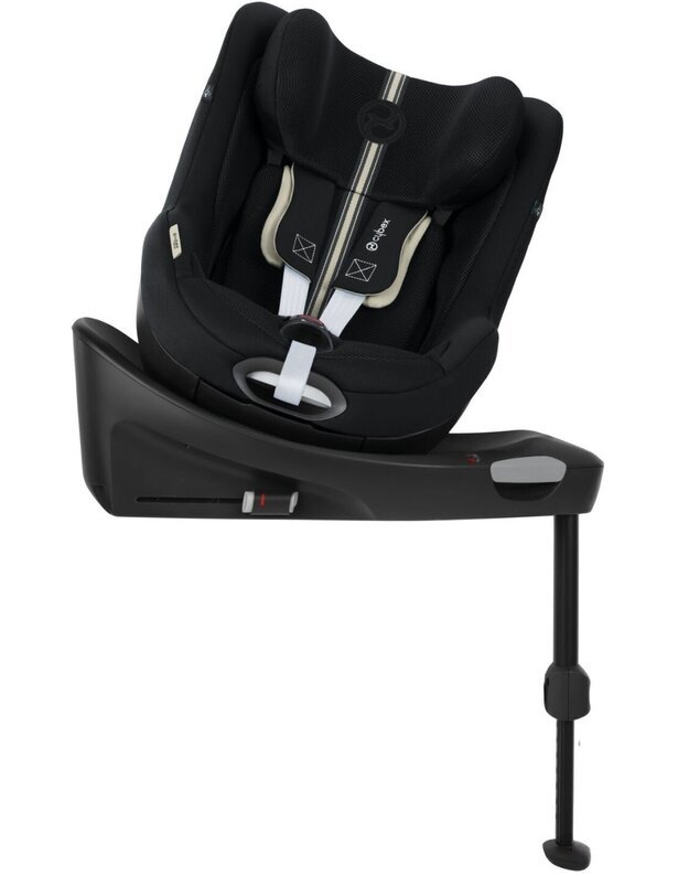 Autokėdutė Cybex Sirona Gi i-Size PLUS Moon Black, juoda