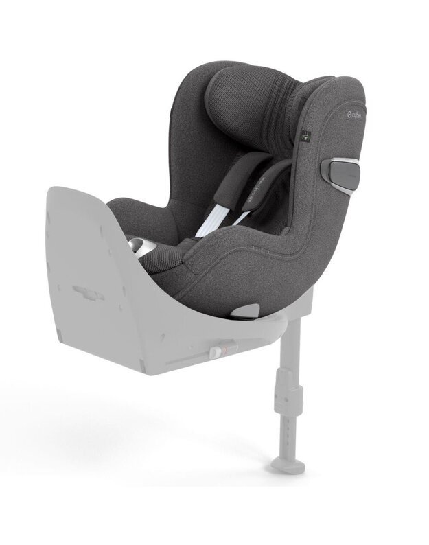 Autokėdutė Cybex Sirona T i-Size Plus Mirage Grey, pilka