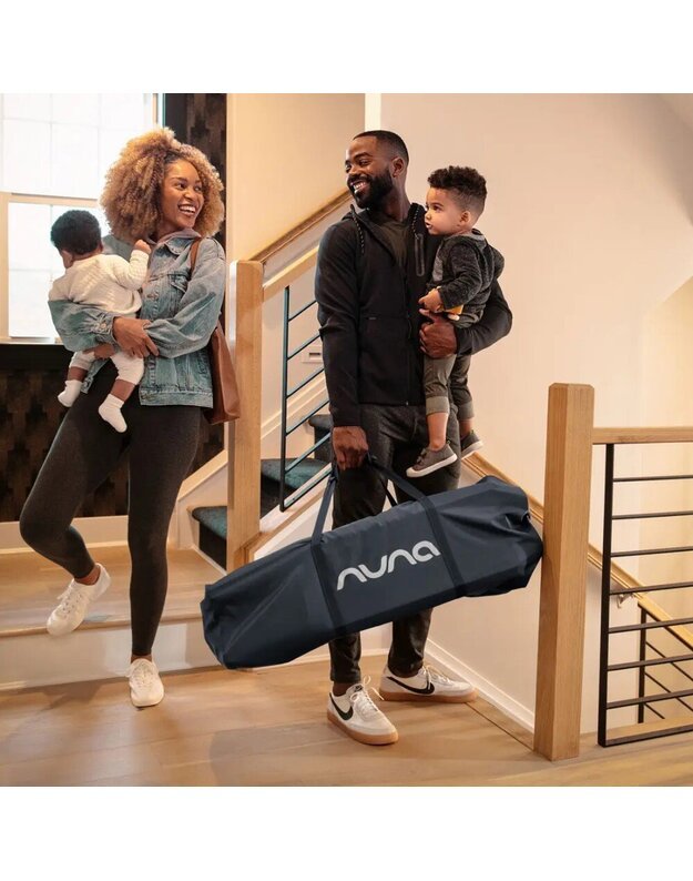 Maniežas-lovytė Nuna Sena Aire Travel Cot Charcoal