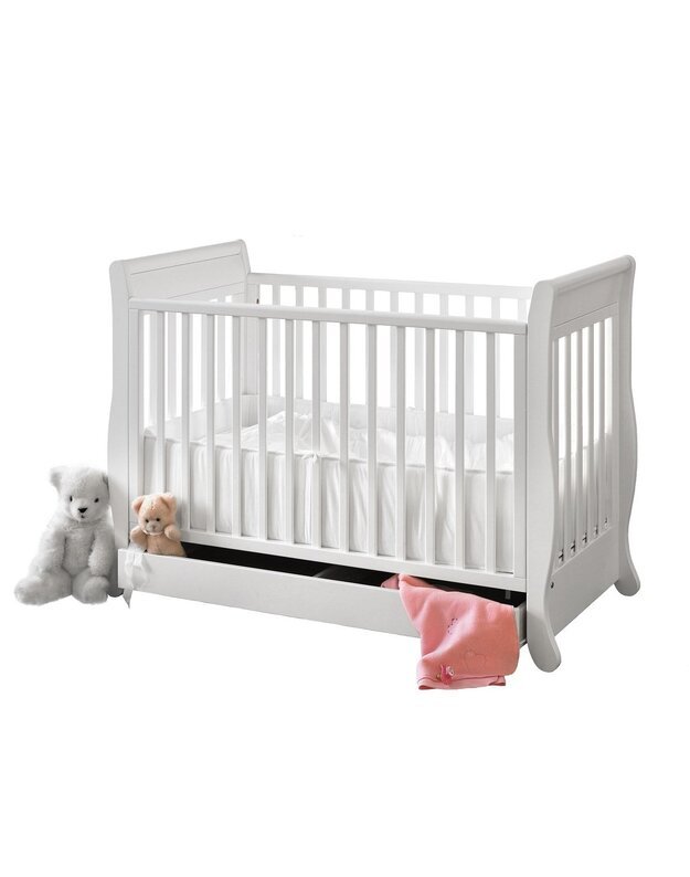 TROLL wooden cot Romantica, various colors