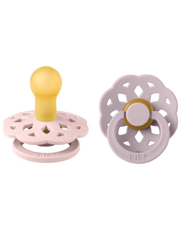 BIBS Boheme pacifiers Blossom / Dusky Lilac, 2 pk, various sizes