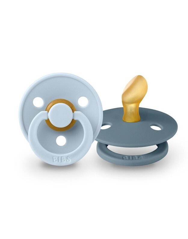 BIBS Colour pacifiers Baby Blue / Petrol (anatomic), 2 pk, various sizes