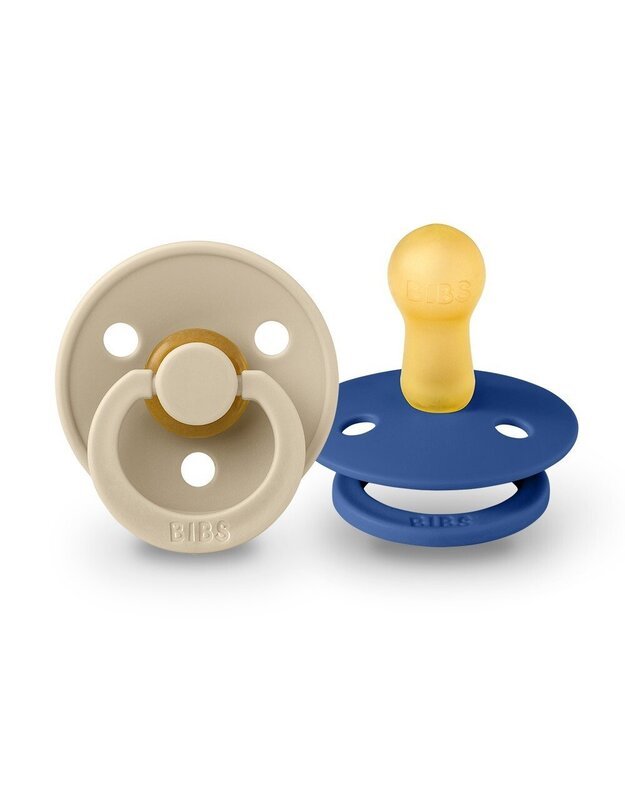 BIBS Colour pacifiers Vanilla / Cornflower 0-6 months, 2 pk