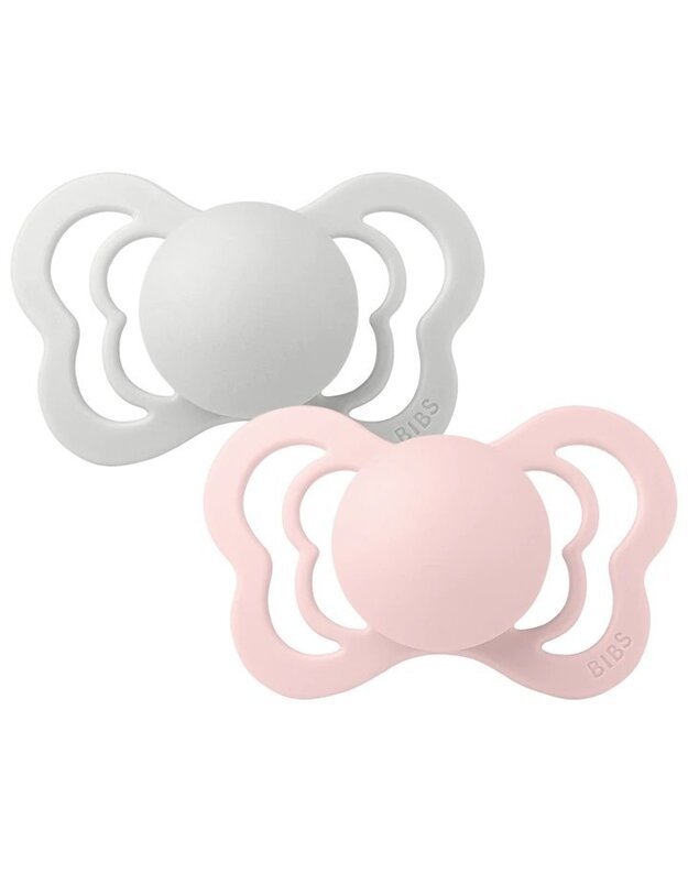 BIBS Couture silikoniniai čiulptukai Haze / Blossom, 2 vnt, įvairių dydžių