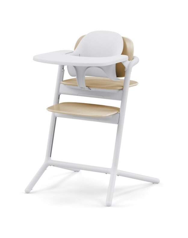 Maitinimo kėdutė Cybex Lemo 3in1 Set Sand White, smėlio/balta