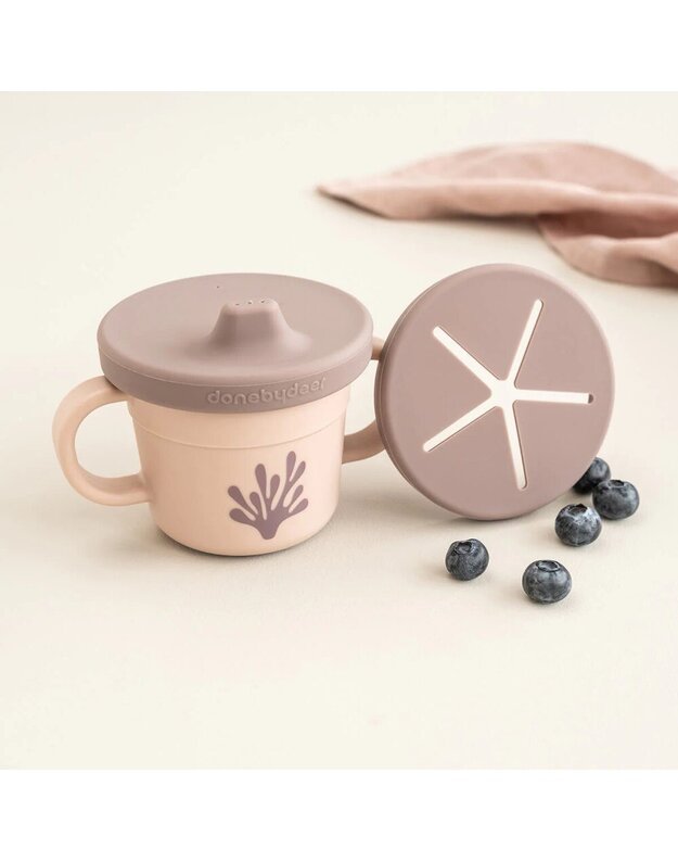 Done by Deer spout/snack cup Foodie Wally Pink