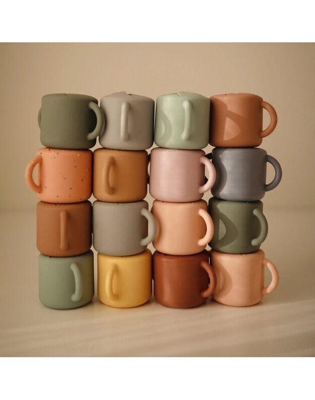 Mushie silicone snack cup Pale Daffodil