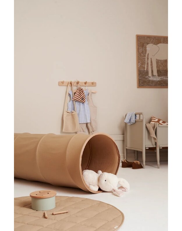 Kid's Concept apskritas žaidimų kilimėlis, smėlio spalvos