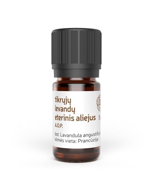 KN levandų eterinis aliejus (tikrųjų), 5 ml (augintų A.O.P. Provansas)