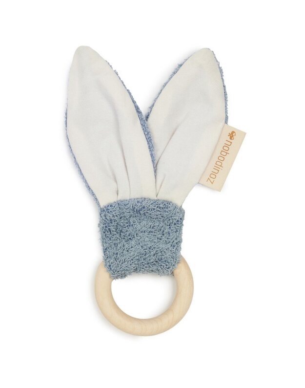 Nobodinoz medinis kramtukas Bunny BLUE, mėlynas