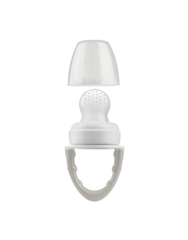 Dr Brown's silicone fresh food feeder, grey