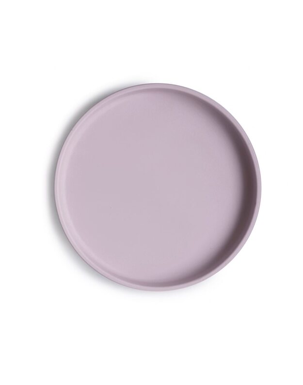 Mushie prilimpanti silikoninė lėkštė Soft Lilac, alyvinė
