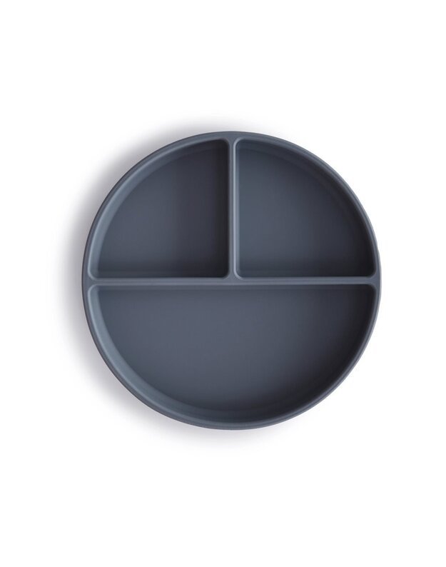 Mushie Silicone Suction Compartment Plate Tradewinds