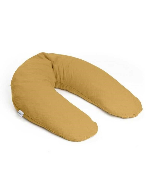 Doomoo didelė nėščiosios pagalvė Comfy Big Tetra Ocre, ruda