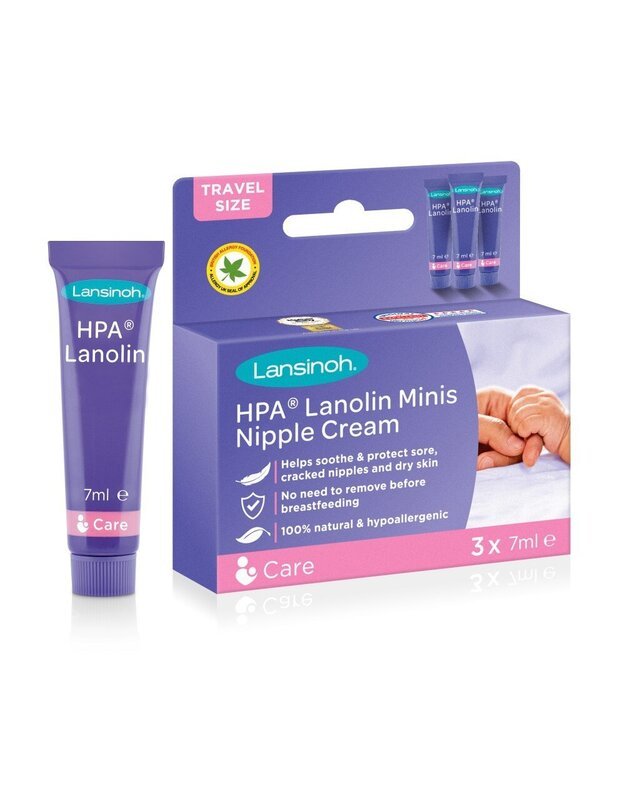 Lansinoh HPA Lanolin Cream Set 3x7ml