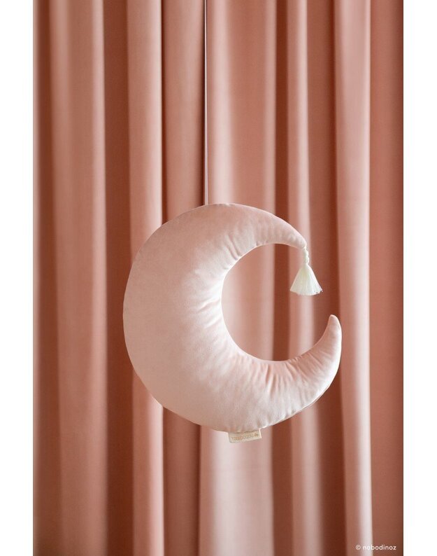 Nobodinoz dekoratyvinė pagalvė PIERROT MOON, rožinė