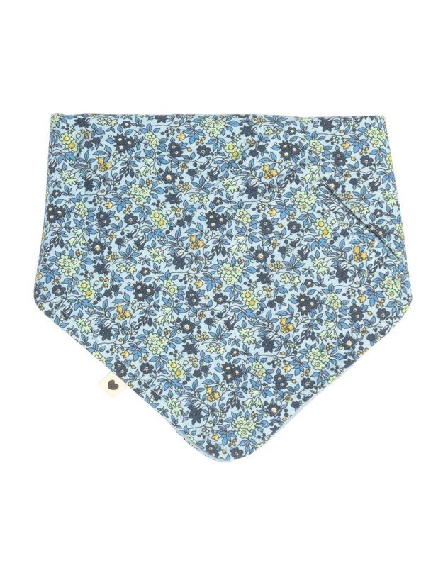 BIBS x Liberty seilinukas-kaklaskarė Chamomile Lawn Baby Blue, mėlynas