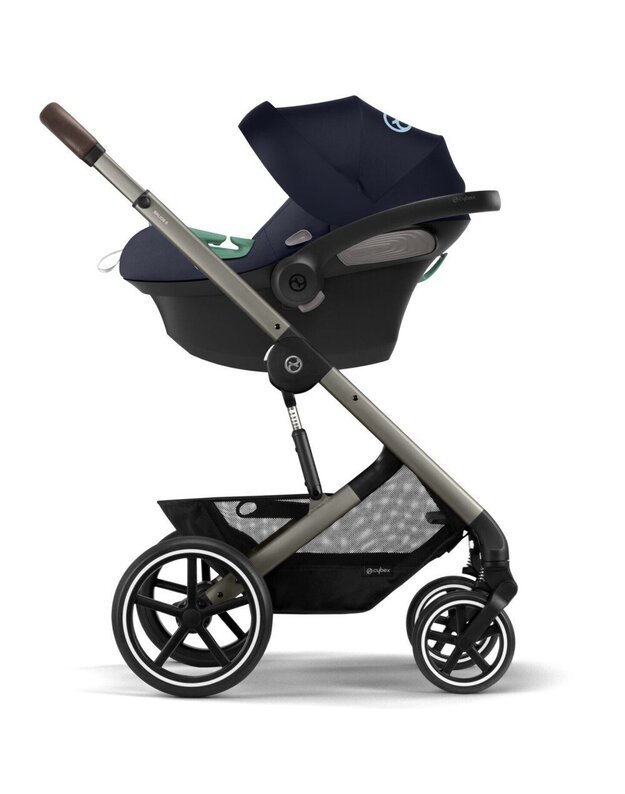 Vežimėlis Cybex Balios S LUX taupe frame Sky Blue, žydras