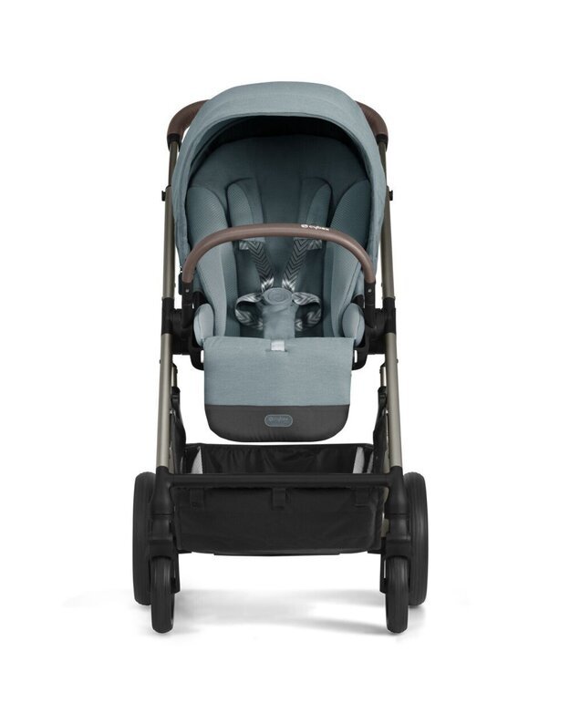 Vežimėlis Cybex Balios S LUX taupe frame Sky Blue, žydras