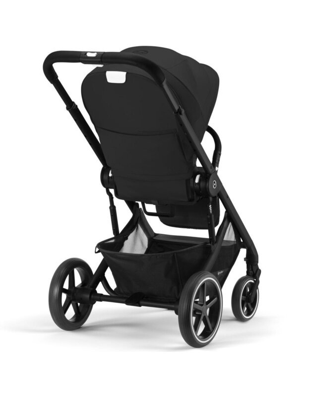 Vežimėlis Cybex Balios S LUX black frame Moon Black, juodas