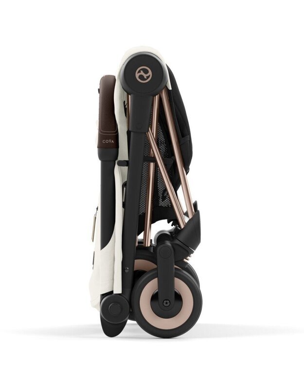CYBEX COYA stroller Rosegold frame Off White