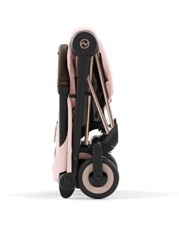 Vežimėlis CYBEX COYA Rosegold Peach Pink, rožinis