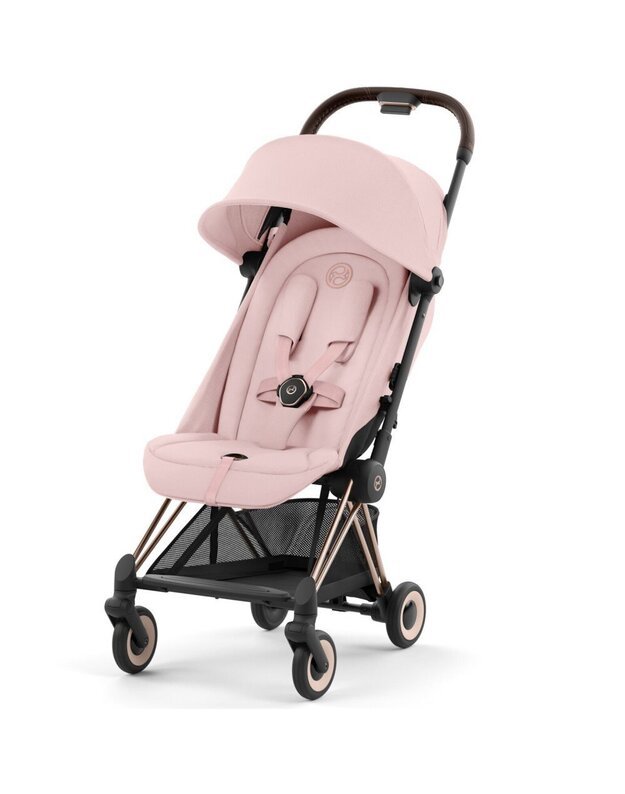 Vežimėlis CYBEX COYA Rosegold Peach Pink, rožinis