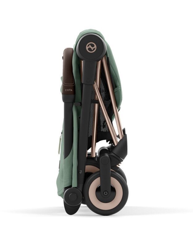 CYBEX COYA stroller Rosegold Leaf Green, green