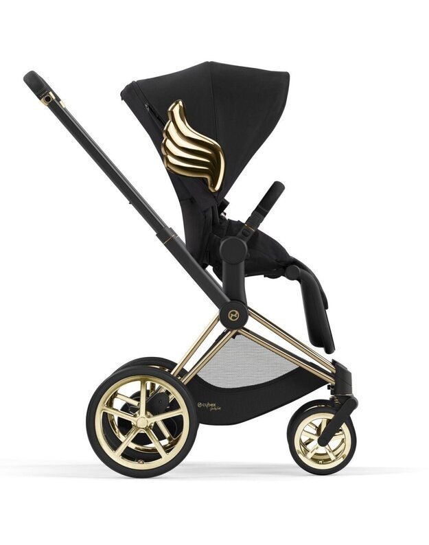 Elektrinis vežimėlis CYBEX e-PRIAM V4 Jeremy Scott Wings, juodas