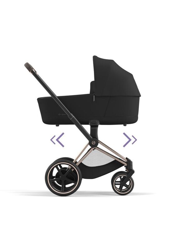 Elektrinis vežimėlis CYBEX e-PRIAM V4 Jeremy Scott Wings, juodas