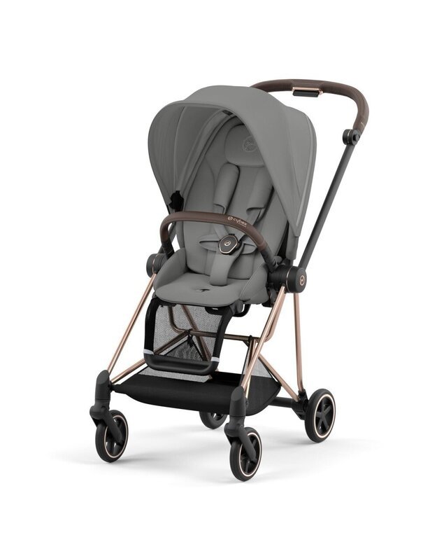 Vežimėlis CYBEX MIOS V3 Mirage Grey, pilkas