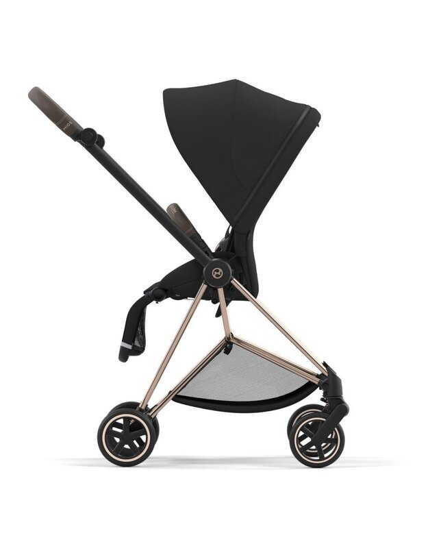 Vežimėlis CYBEX MIOS V3 Sepia Black, juodas