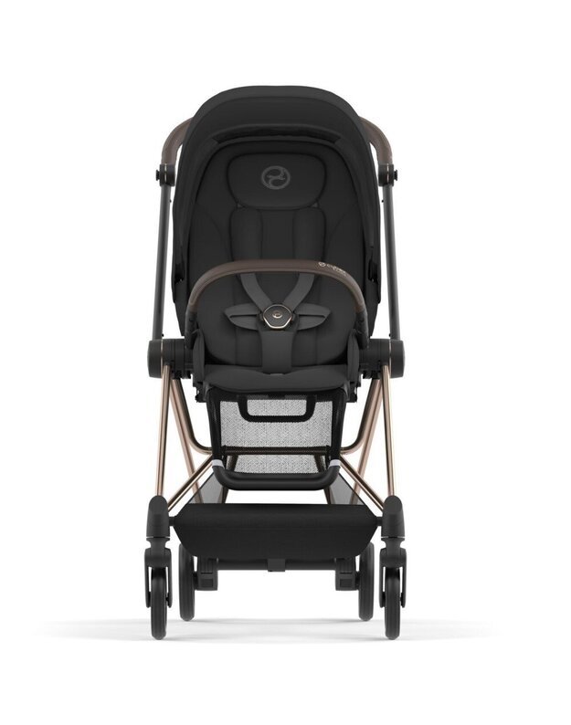 Vežimėlis CYBEX MIOS V3 Sepia Black, juodas