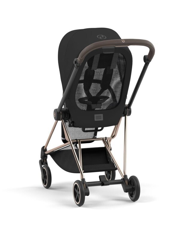 Vežimėlis CYBEX MIOS V3 Sepia Black, juodas