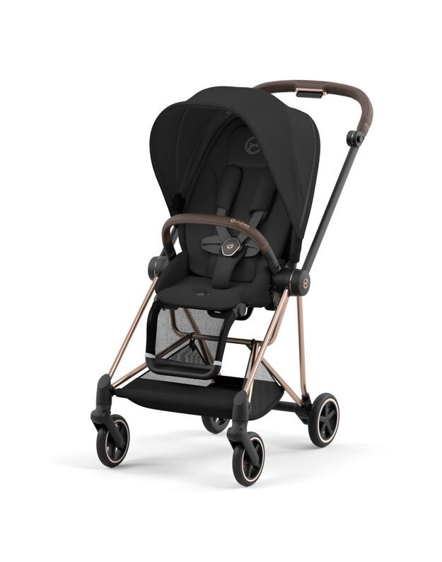 Vežimėlis CYBEX MIOS V3 Sepia Black, juodas