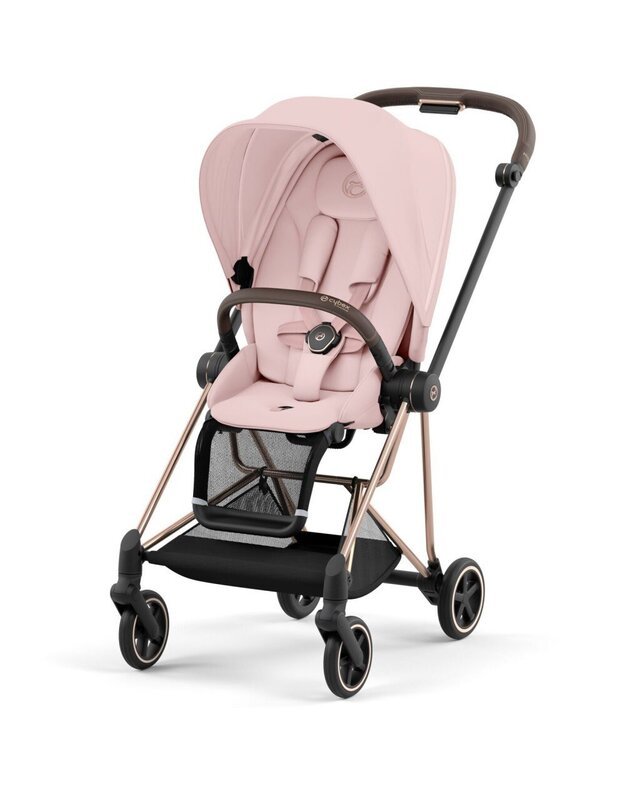 Vežimėlis CYBEX MIOS V3 Peach Pink, rožinis