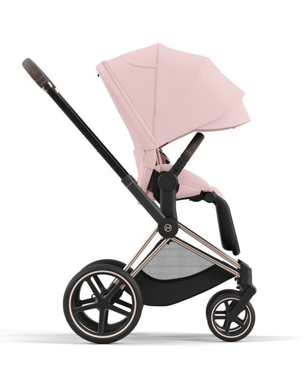 Vežimėlis CYBEX PRIAM V4 Peach Pink, rožinis