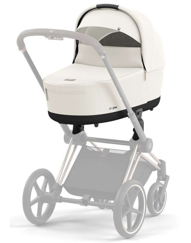 Vežimėlio CYBEX PRIAM V4 Off White komplektas 2in1, baltas