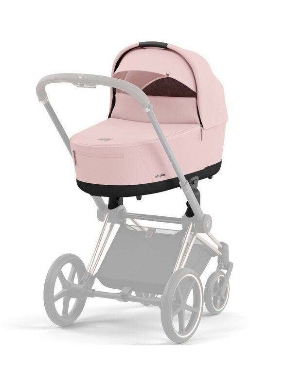 Vežimėlio CYBEX PRIAM V4 Peach Pink komplektas 2in1, rožinis