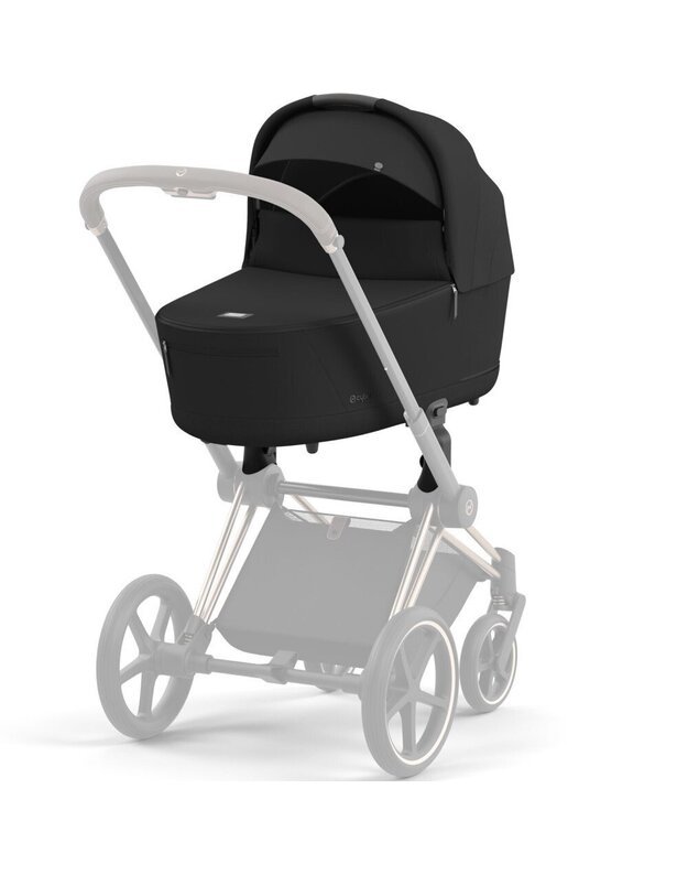 Vežimėlio CYBEX PRIAM V4 Sepia Black komplektas 2in1, juodas