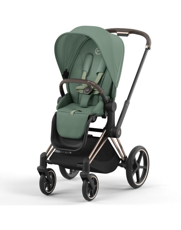 Vežimėlio CYBEX PRIAM V4 Leaf Green komplektas 3in1, žalias