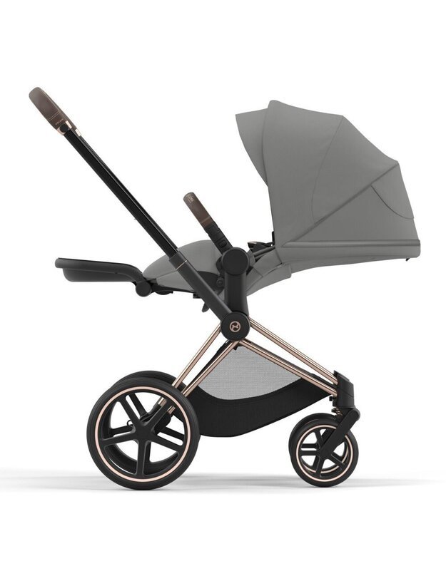 Vežimėlis CYBEX PRIAM V4 Mirage Grey, pilkas